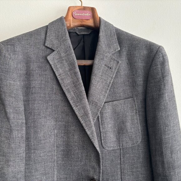 $800 Club Monaco Grey Linen Suit - 40 Pants 33-34 - Picture 2 of 16